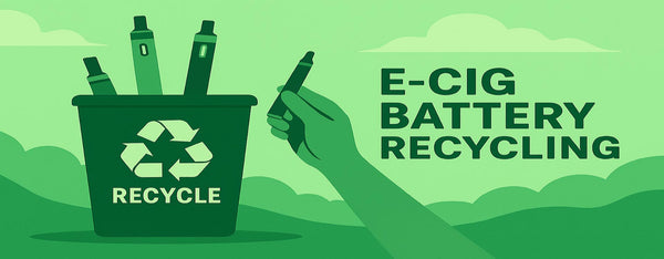 Learn how to responsibly recycle lithium e-cig batteries