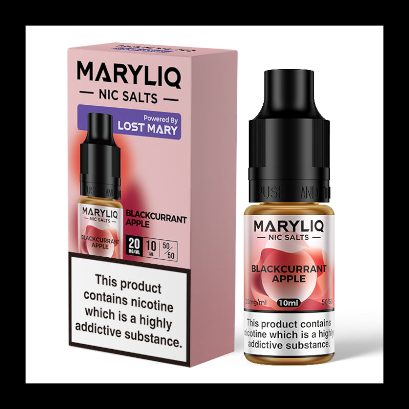 MaryLiq Nic Salts Flavour Blackcurrant Apple