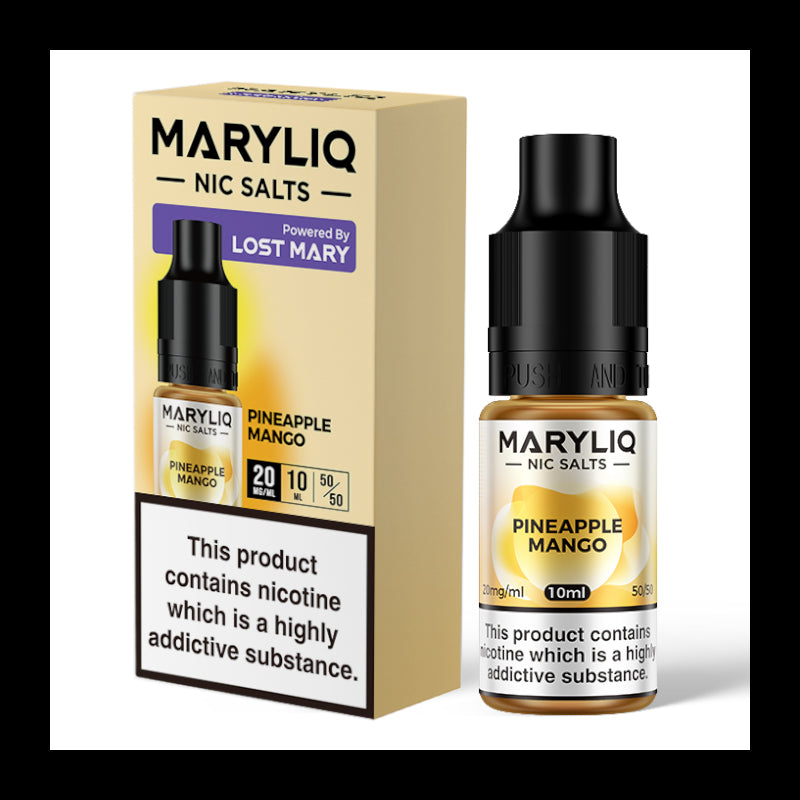 MaryLiq Nic Salts Flavour Pineapple Mango