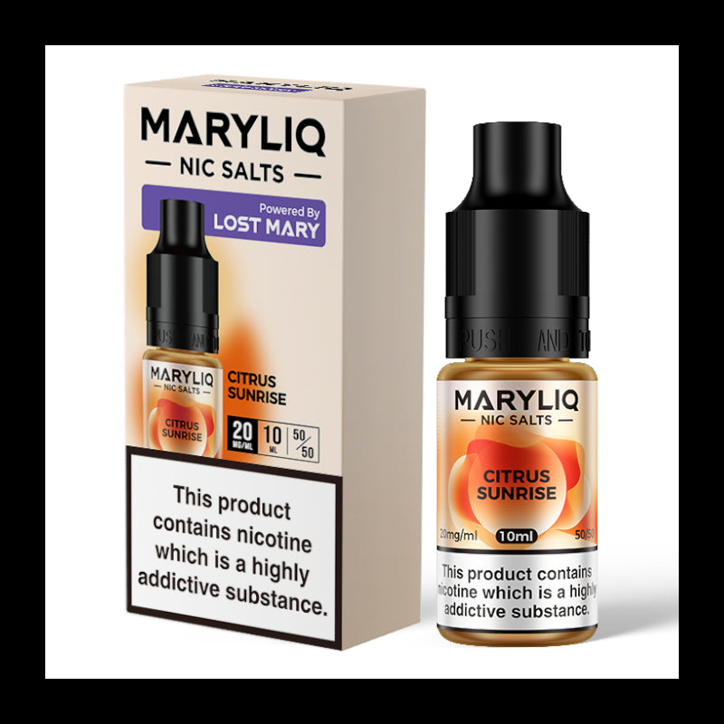 MaryLiq Nic Salts Flavour Citrus Sunrise