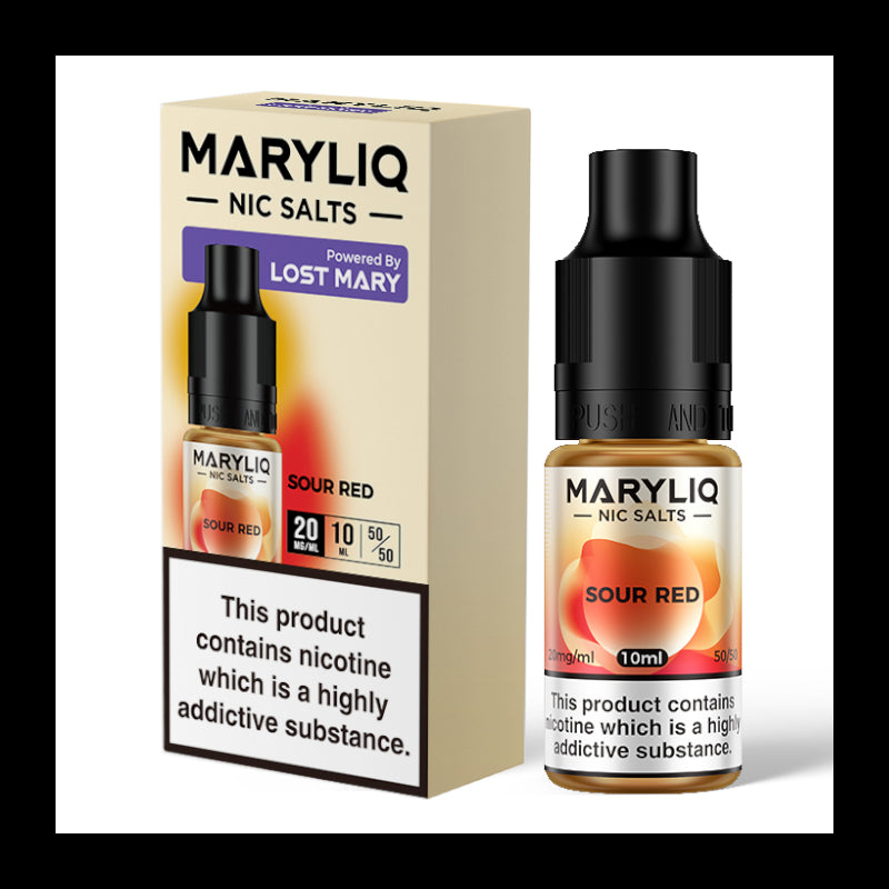 MaryLiq Nic Salts Flavour Sour Red