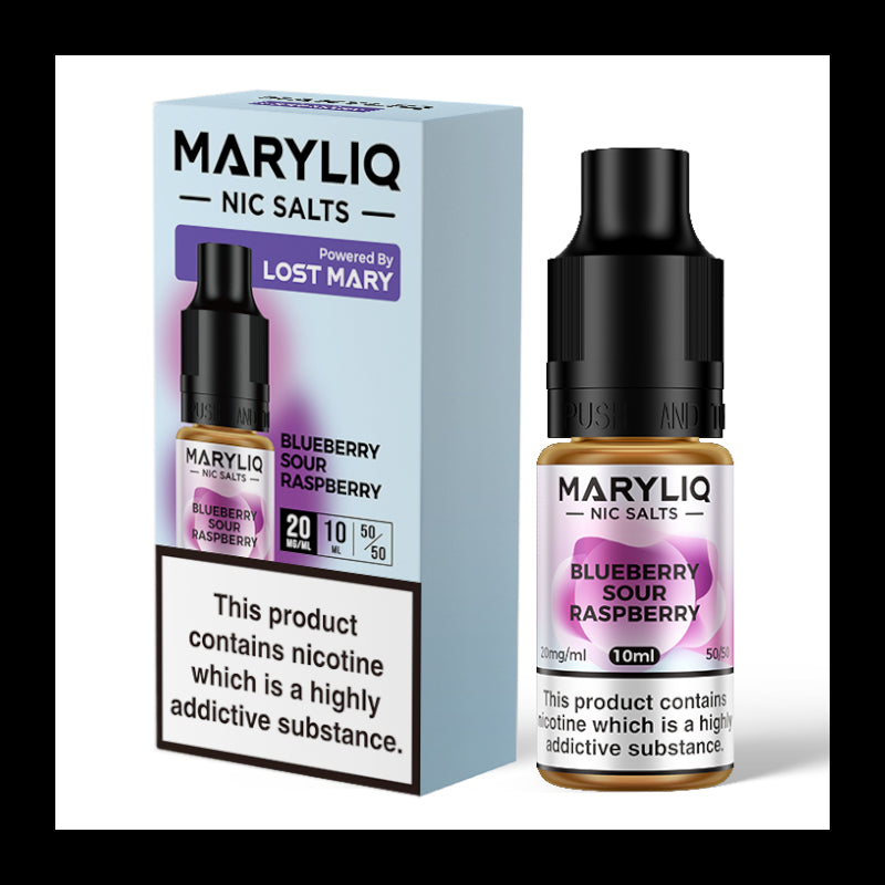 MaryLiq Nic Salts Flavour Blueberry Sour Raspberry