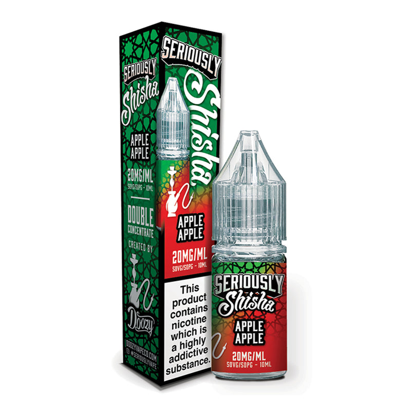 Seriously Shisha 10ml Nic Salts Apple Apple
