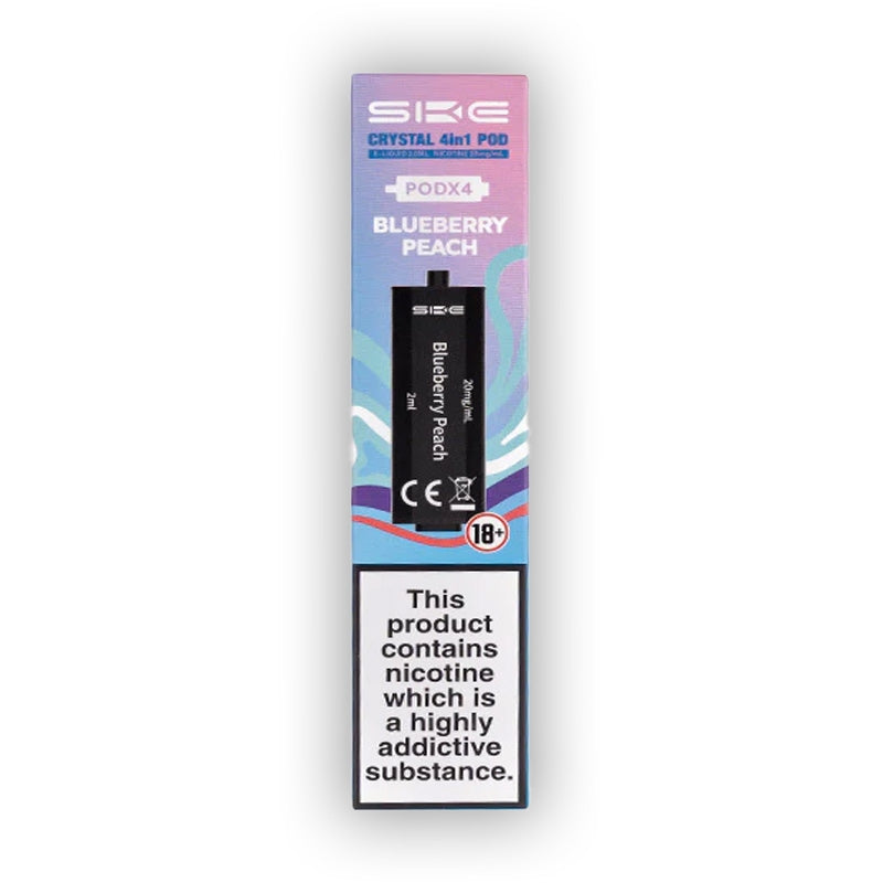 SKE Crystal 4-in-1 PODS Blueberry Peach