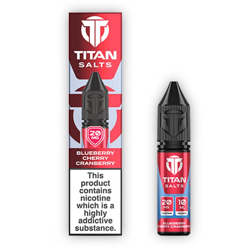 Titan Salts Nic Salt E-liquid Blueberry Cherry Cranberry