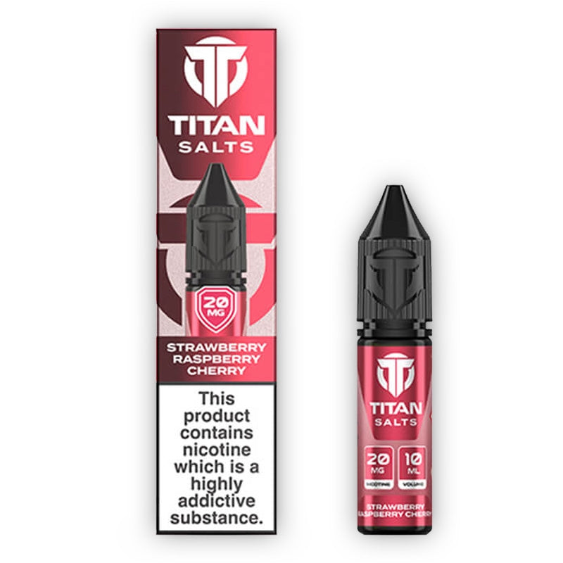 Titan Salts Nic Salt E-liquid Strawberry Raspberry Cherry
