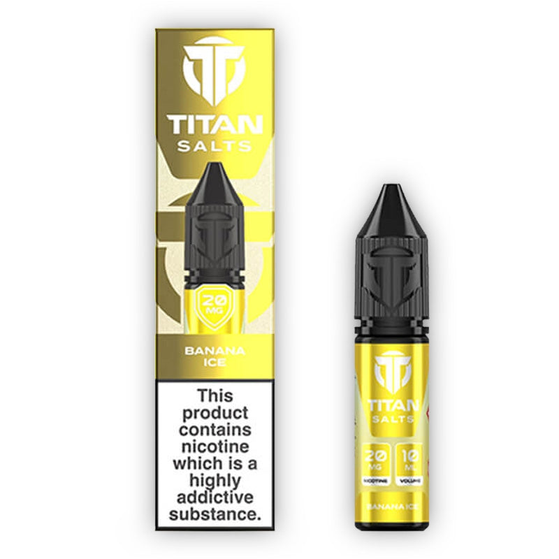 Titan Salts Nic Salt E-liquid Banana Ice Blue Raspberry